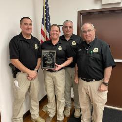 Officer of the year Deanna Wilbanks